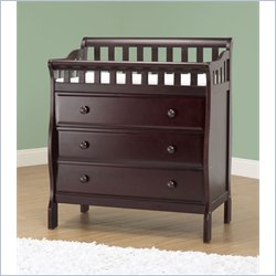Orbelle 3 Drawer Changing Station in Espresso Finish