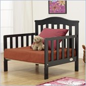 Orbelle Sleepy Time Solid Wood Toddler bed and Lounger in Black