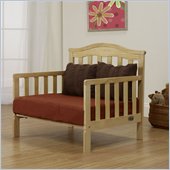 Orbelle Sleepy Time Solid Wood Toddler bed and Lounger in Natural