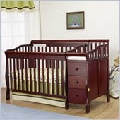 Orbelle Sarah Crib N Bed in Cherry Finish