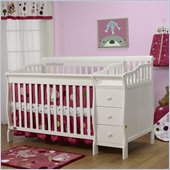 Orbelle Sarah Crib N Bed in White Finish
