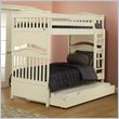 ADD TO YOUR SET: Orbelle Imperial Contemporary Twin Over Twin Bunk Bed in French White