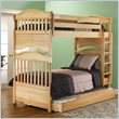 ADD TO YOUR SET: Orbelle Imperial Contemporary Twin Over Twin Bunk Bed in Natural Wood