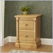 ADD TO YOUR SET: Orbelle Imperial Contemporary 2 Drawer Night Stand in Natural