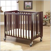 Orbelle Lilly Commercially Rated Portable Crib Cherry