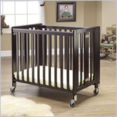 Orbelle Lilly Commercially Rated Portable Crib Espresso