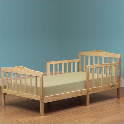 Solid Wood Beds on Orbelle Contemporary Solid Wood Toddler Bed In Natural 401n