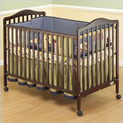 Orbelle Jenny 3-in-1 Convertible Wood Crib in Cherry