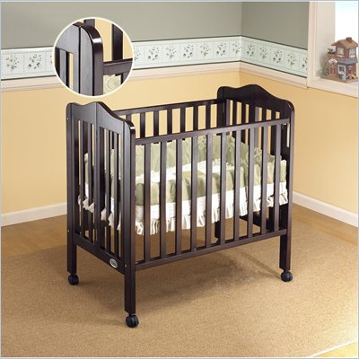 Orbelle Tina Three Level Standard Wood Crib in Espresso