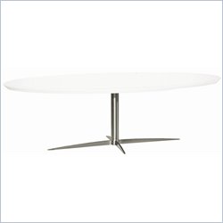 Bellini Modern Living Havana High Gloss Lacquer Coffee Table in White