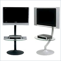 BDI Aspect LCD/Plasma TV Stand with TV Mount in Silver or Black