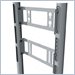 BDI Avion Optional Silver Metal Flat Panel Mount