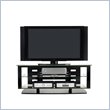 BDI Icon LCD/Plasma Three Shelf Triple-Wide 62 Inch Glass TV Stand
