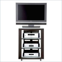 BDI Deploy LCD/Plasma Glass Audio Rack in Cherry or Espresso
