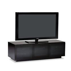 BDI Mirage LCD/Plasma Wood TV Stand in Black Finish