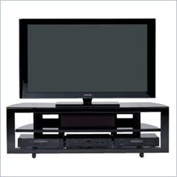 BDI Deploy Max Flat Panel or Rear Projection 62 TV Stand in Black