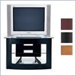 BDI Axis LCD/Plasma Glass TV Stand in Natural Cherry or Cognac Finish