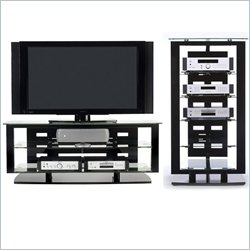 BDI Icon LCD/Plasma Metal TV Stand and Audio Tower in Silver Finish Best Price