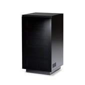BDI Mirage AV Tower in Black Finish