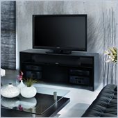 BDI Casata Wood Flat Panel/Plasma TV Stand in Black Stained Oak