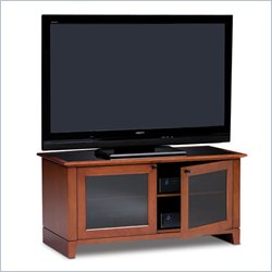 BDI Novia 8424 Wood LCD, Plasma or Rear Projection TV Stand in Natural or Cocoa-Natural Stained Cherry
