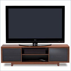 BDI Cirrus Triple-Wide Cabinet TV Stand in Natural Stained Cherry