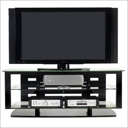 BDI Icon LCD/Plasma Glass TV Stand in Black