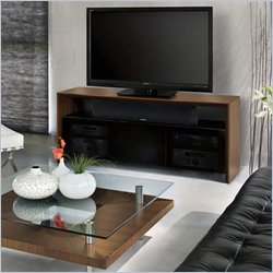 BDI Casata Wood Flat Panel/Plasma TV Stand in Natural Walnut