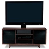 BDI Cirrus Triple-Wide Tall Cabinet TV Stand in Espresso Stained Oak