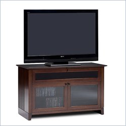 BDI Novia Double-wide cabinet TV Stand in Cocoa Stained Cherry