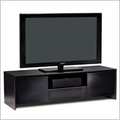 BDI Casata Flat Panel or Rear Projection TV Stand in Black Stained Oak