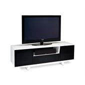 BDI Marina LCD/Plasma Wood TV Stand Cabinet in Gloss White