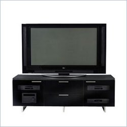 BDI Avion LCD/Plasma Wood TV Stand in Black Finish