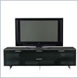 BDI Avion LCD/Plasma Wood TV Stand in Black Finish