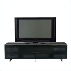 BDI Avion LCD/Plasma Wood TV Stand in Black Finish