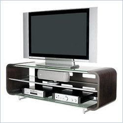 BDI Cielo LCD/Plasma Glass TV Stand in Espresso Finish