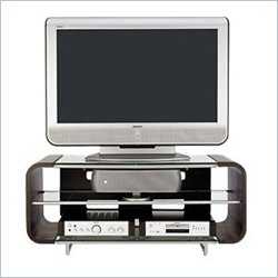 BDI Cielo LCD/Plasma Glass TV Stand in Espresso Finish