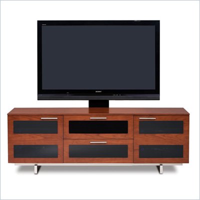 BDI Avion II Flat Panel Cabinet TV Stand in Natural Stained Cherry
