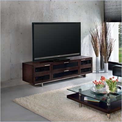 BDI Avion II Quad-Wide Cabinet TV Stand in Espresso Stained Oak