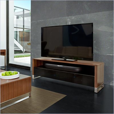 BDI Cascadia 8257 Large TV Stand Cabinet in Natural Walnut