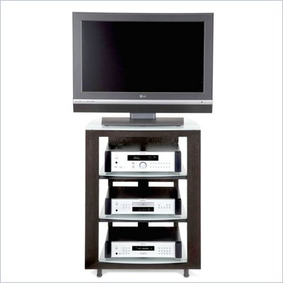 BDI Deploy LCD/Plasma Glass Audio Rack in Cherry or Espresso