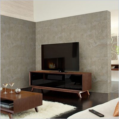 BDI Eras 8357 TV Stand Cabinet in Chocolate Stained Walnut