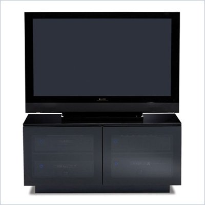 BDI Mirage TV Stand Cabinet in Black Finish