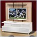 Nexera Eclipse Wood Support Panel in Biscotti with Universal Plasma/LCD TV Mounting Bracket