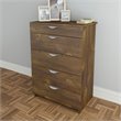 ADD TO YOUR SET: Nexera Nocce 5 Drawer Chest in Truffle Finish