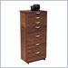Nexera Nocce 7 Drawer Lingerie Chest in Truffle Finish