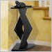 Nexera Boomerang Modern Corner table in Black Finish