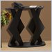 Nexera Boomerang Modern Console Table in Black Finish