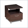 ADD TO YOUR SET: Nexera Eclipse End Table in Rich Dark Espresso