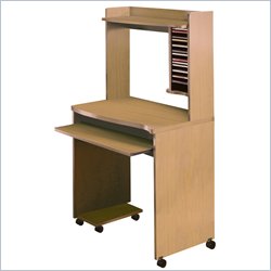 Nexera Mobile Computer Cart in Natural Maple Finish